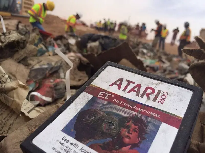 the Atari E.T video game