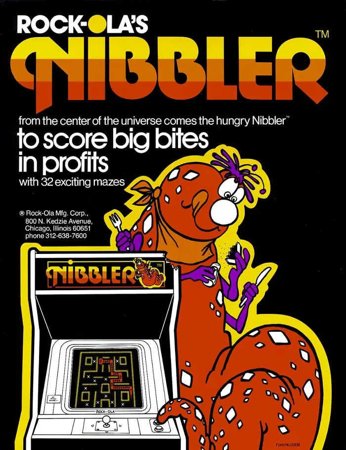 Nibbler arcade which is the focus of this video game documentary