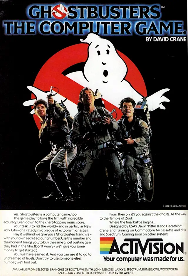 Ghostbusters the Computer games