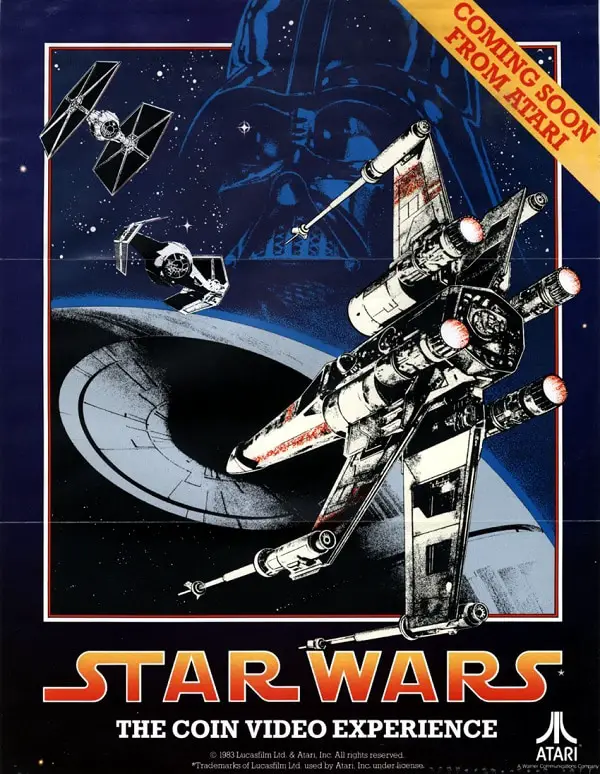 Star Wars the Arcade Game Flyer
