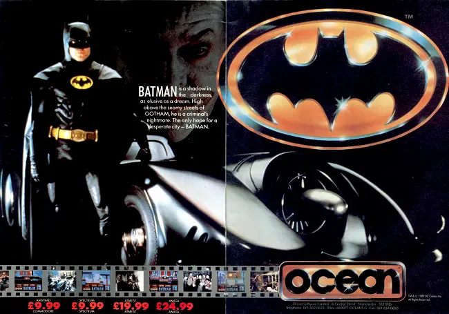 Batman Ocean Software advert