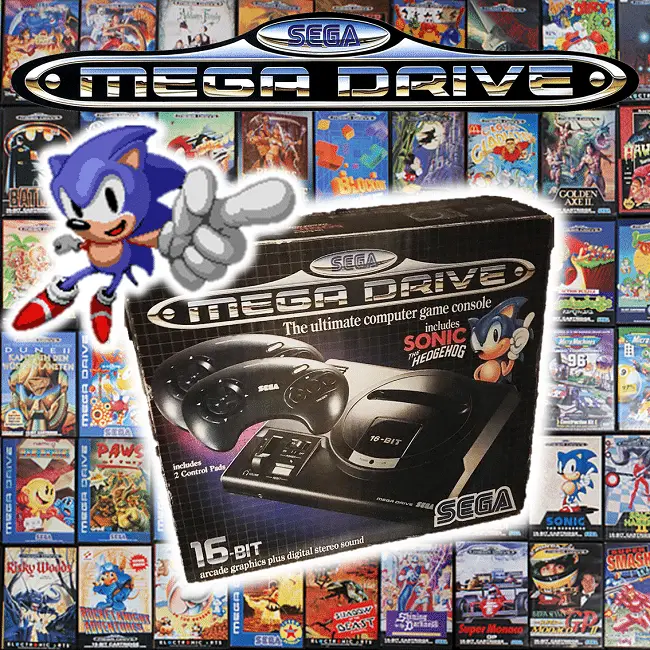 Sega Mega Drive gaming nostalgia art