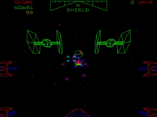 Tie Fighters on the attack