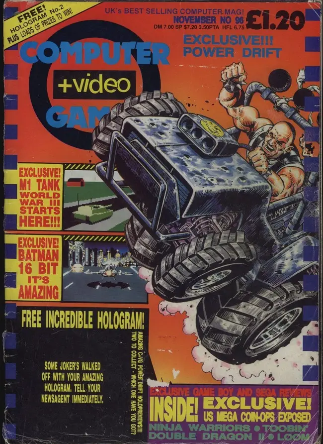 CVG Magazine Nov 1989 - Video Game Nostalgia