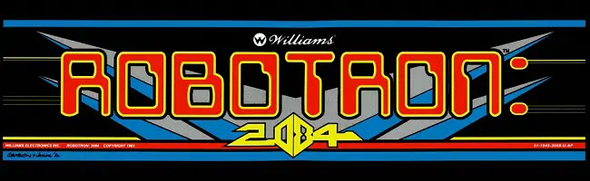 Robotron 2084 Arcade Marquee