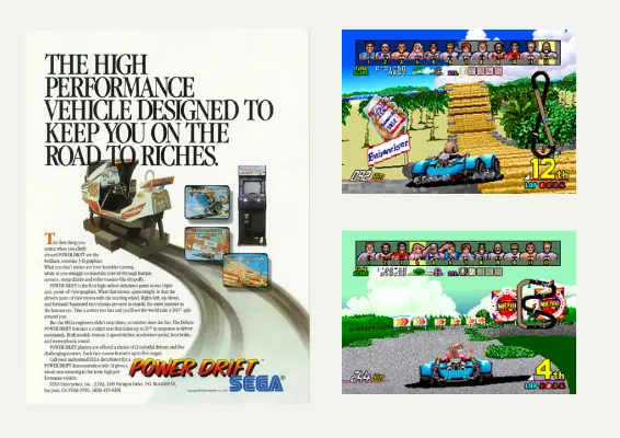 Power Drift - The Best 80s Driving Arcade Games