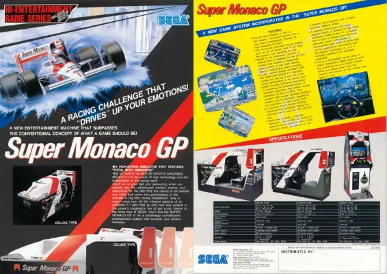 Super Monaco GP from Sega was released in 1989