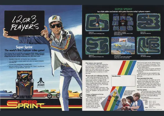 Super Sprint - The Best 80s Driving Arcade Games