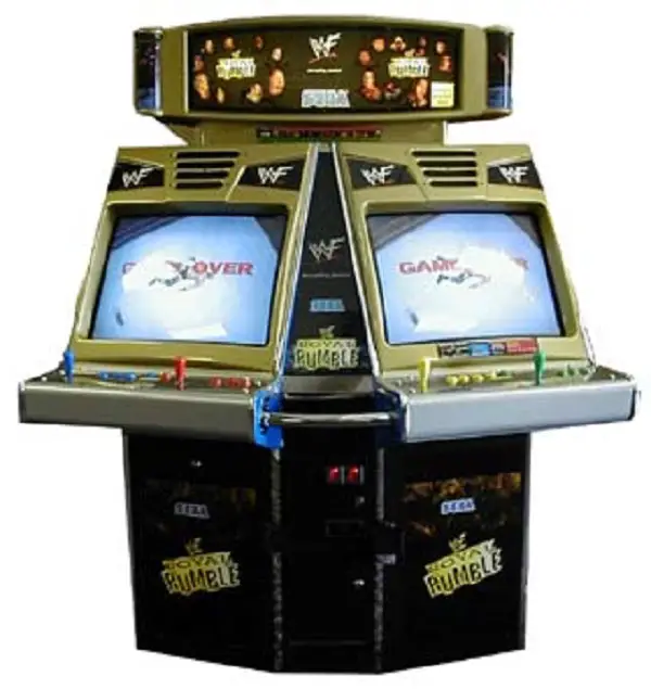 WWF Royal Rumble 4 Player Arcade Cab