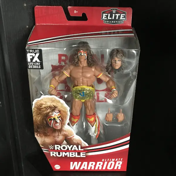 A recent pickup - A WWE Elite Ultimate Warrior action figure